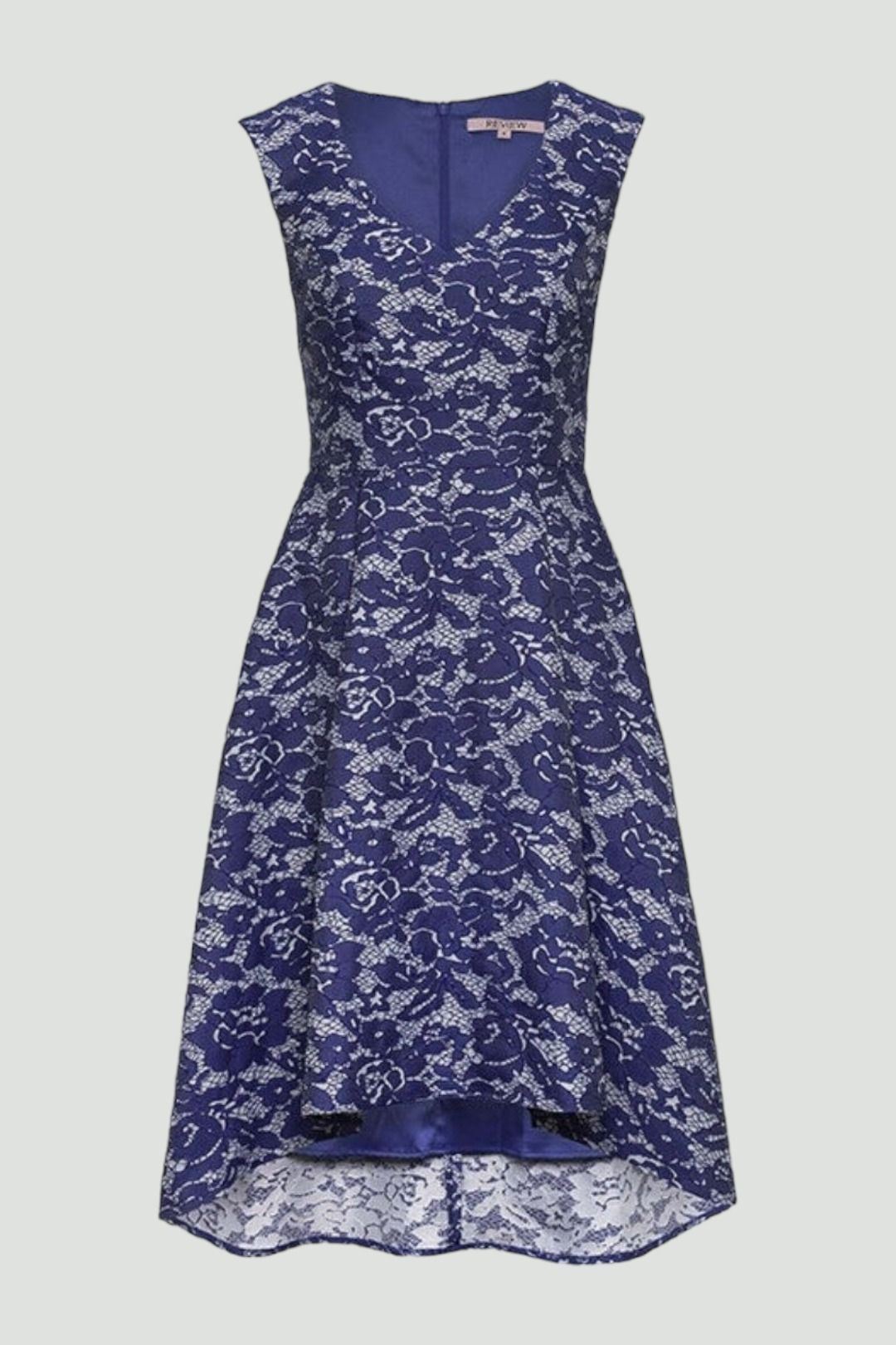 Review Alita Blue Lace Dress 