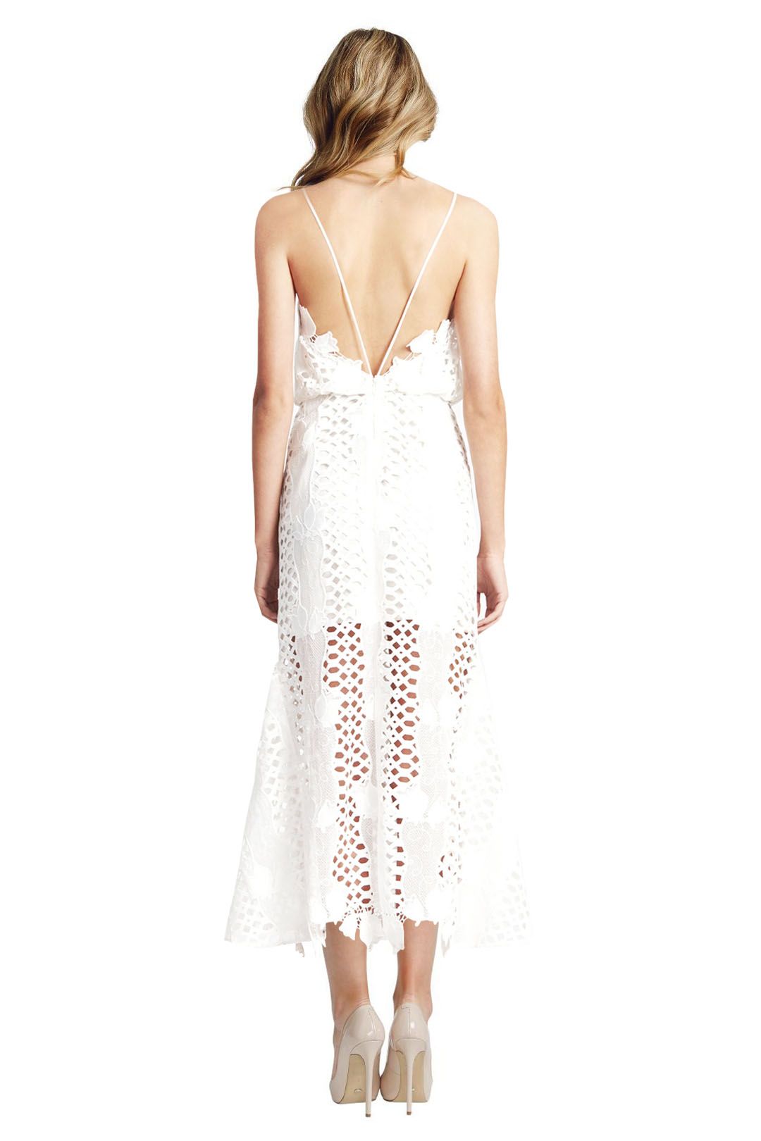 White Love Light Dress by Alice McCall for Hire GlamCorner