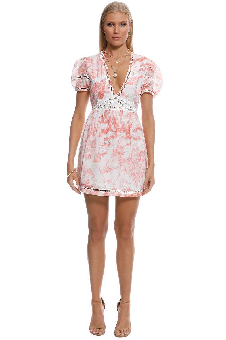 Golden Surfer Dress by Zimmermann for Hire | GlamCorner