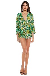 Alice McCall - JAdore Playsuit - Forest Green - Front