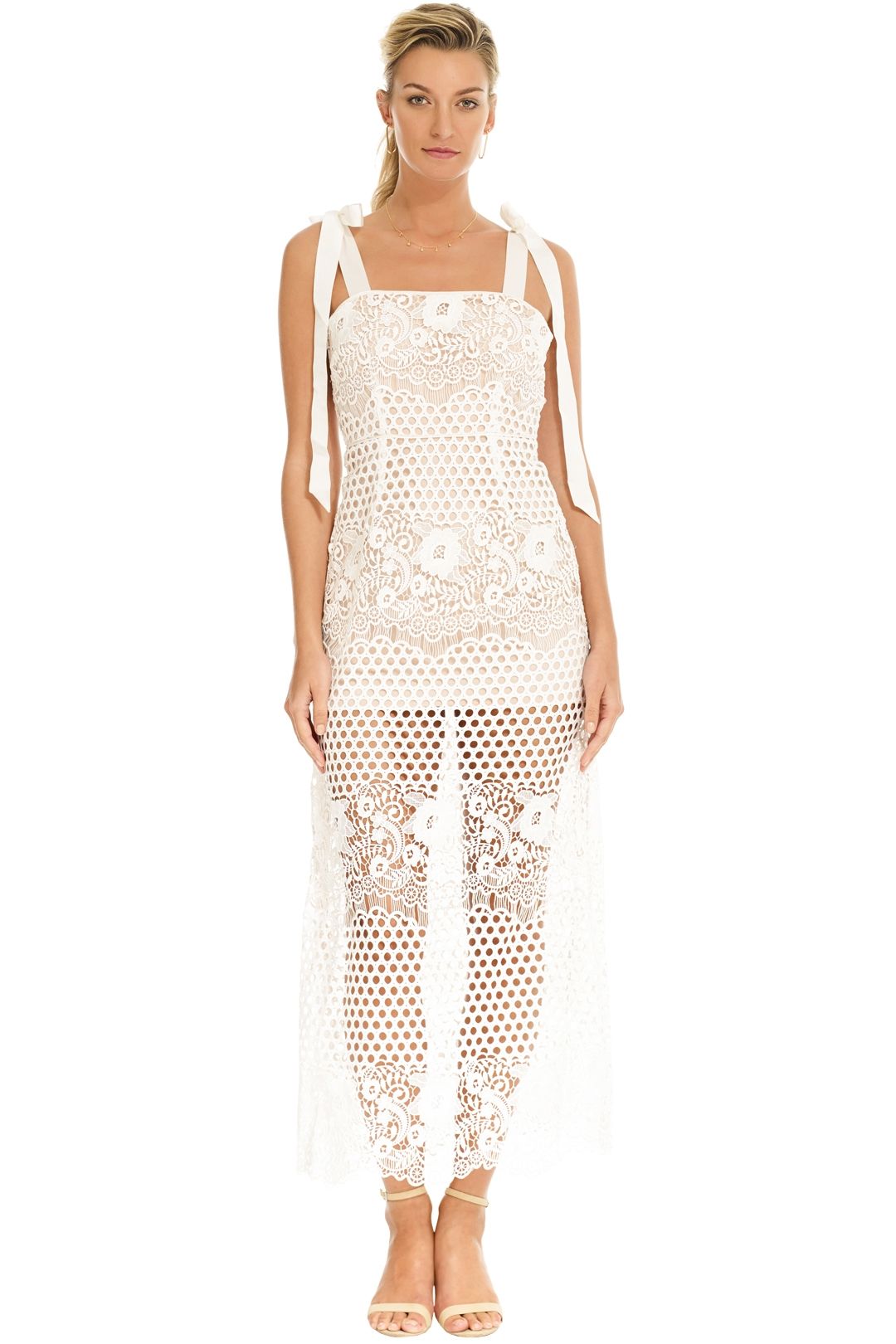 Secret Lover Dress in White by Alice McCall for Rent GlamCorner