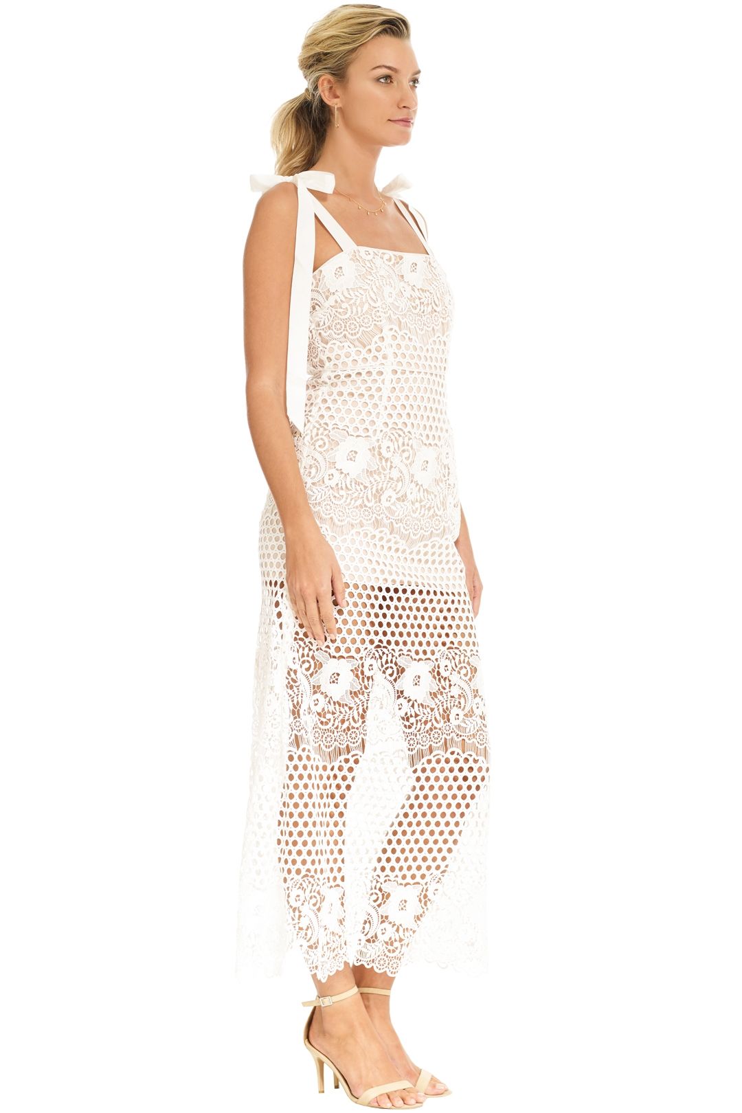 Secret Lover Dress in White by Alice McCall for Rent GlamCorner