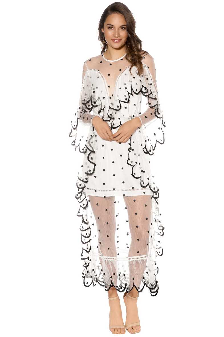 Senorita Dress in White by Alice McCall for Hire