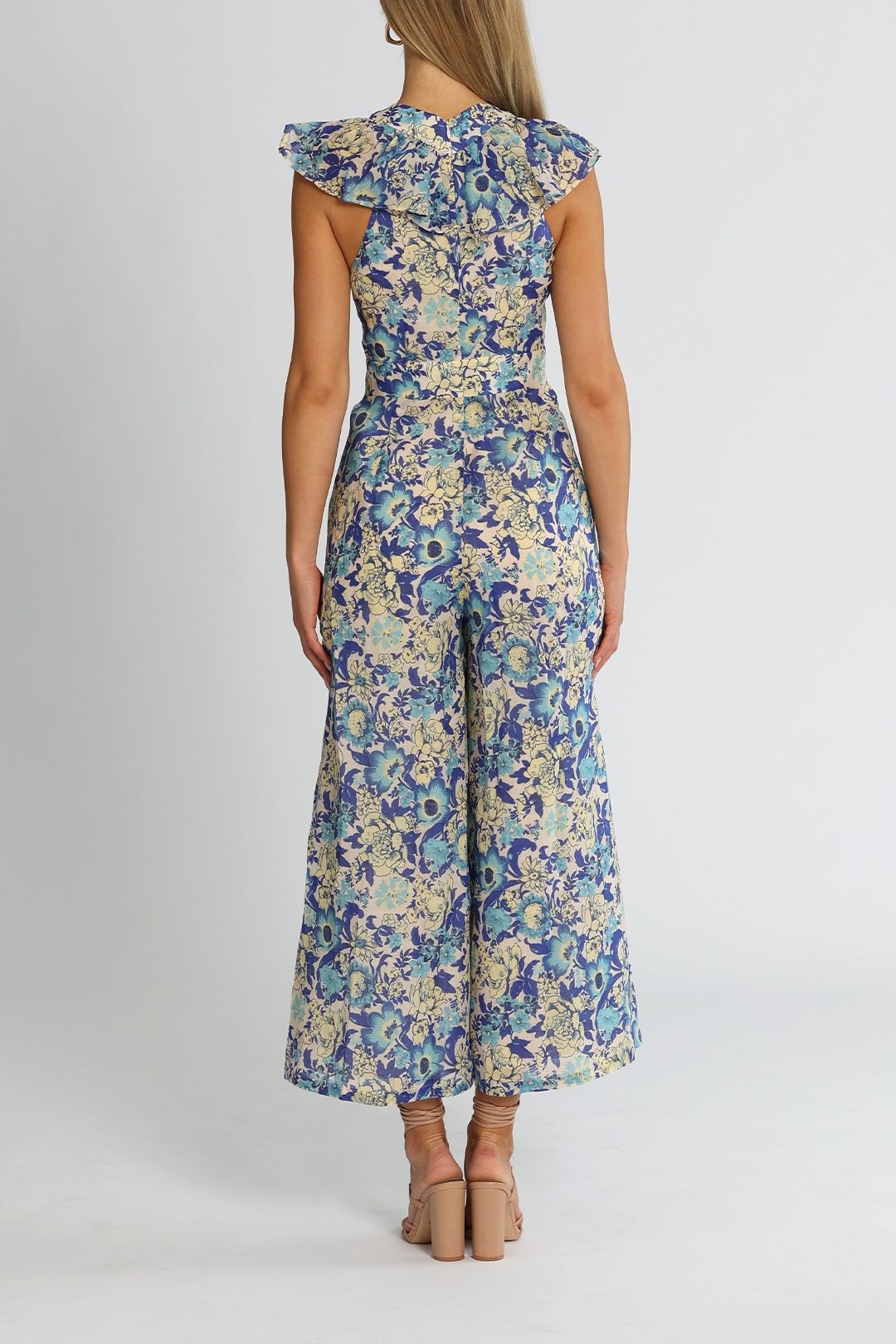 Alice McCall Frida Jumpsuit Sapphire Floral