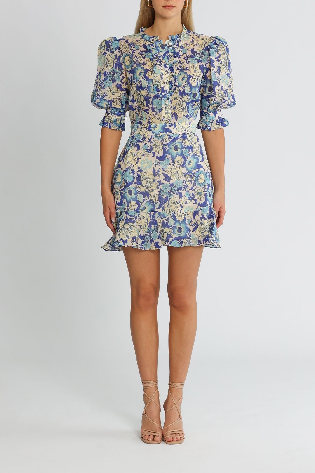 Hire Frida Mini Dress in Sapphire Alice McCall GlamCorner