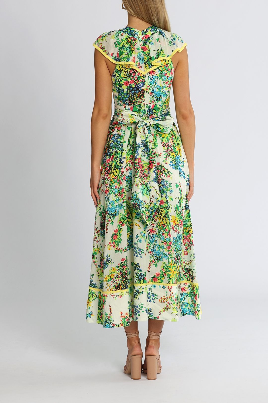 Hire Living For You Midi Dress in Floral | Alice McCall | GlamCorner