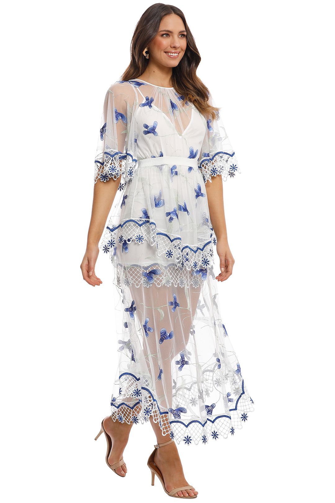 Marigold Dress in Porcelain Sugarplum by Alice McCall for Rent