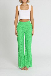 Alice McCall Yvonne Lace Pants Lime
