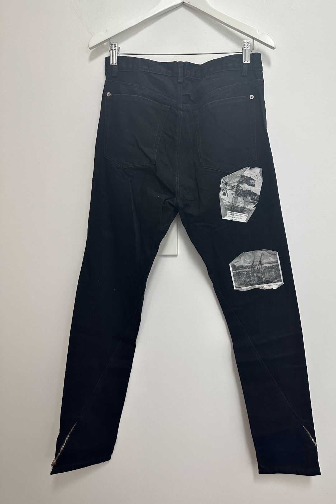 Ksubi Ankle Zipper Black Jeans 