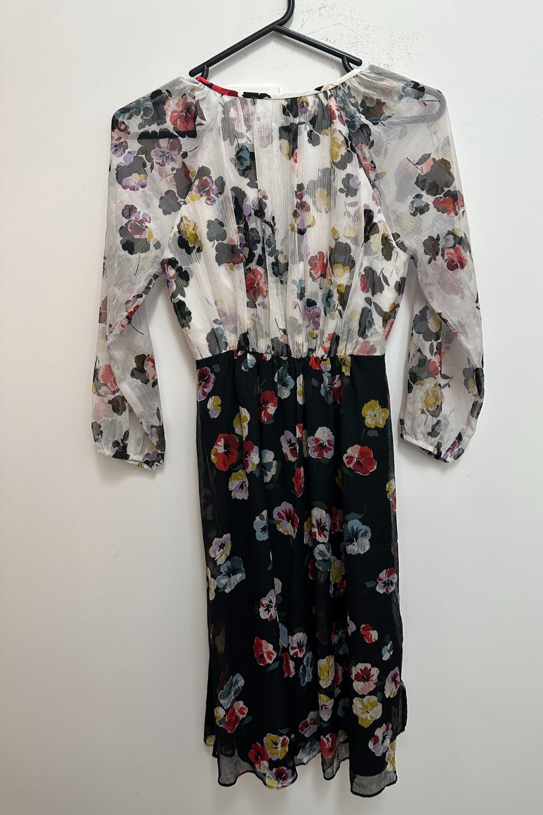 Buy Black and White Floral Dress Ann Taylor GlamCorner