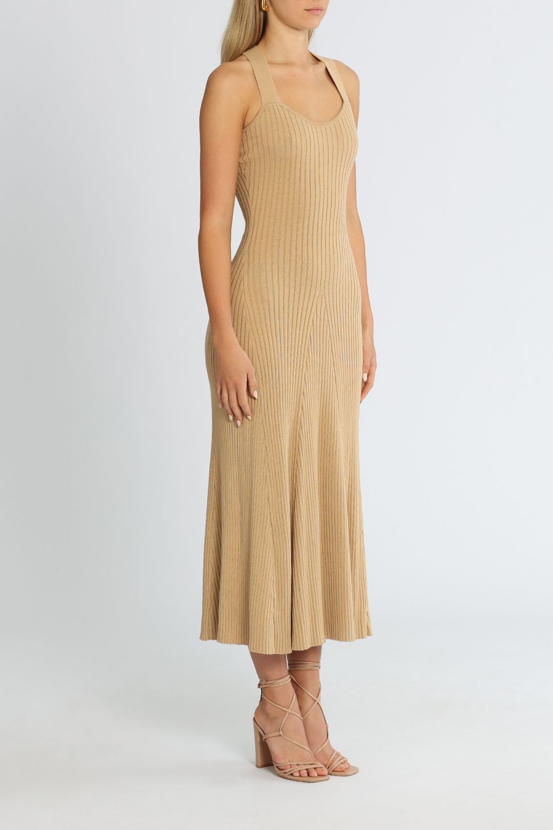 Hire Mikayla Dress in Chai | Anna Quan | GlamCorner