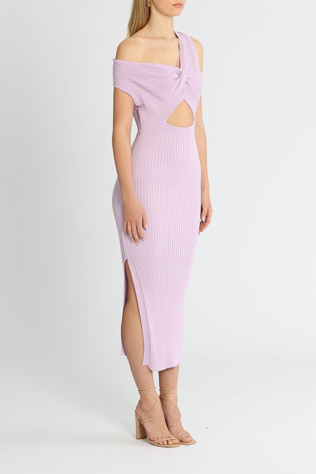 knee length dresses for ladies Minkpink Zanita Tiered Midi Dress In Bright Floral main image 0