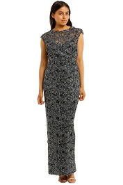 Anthea-Crawford-Midnight-Sequin-Lace-Gown-Front