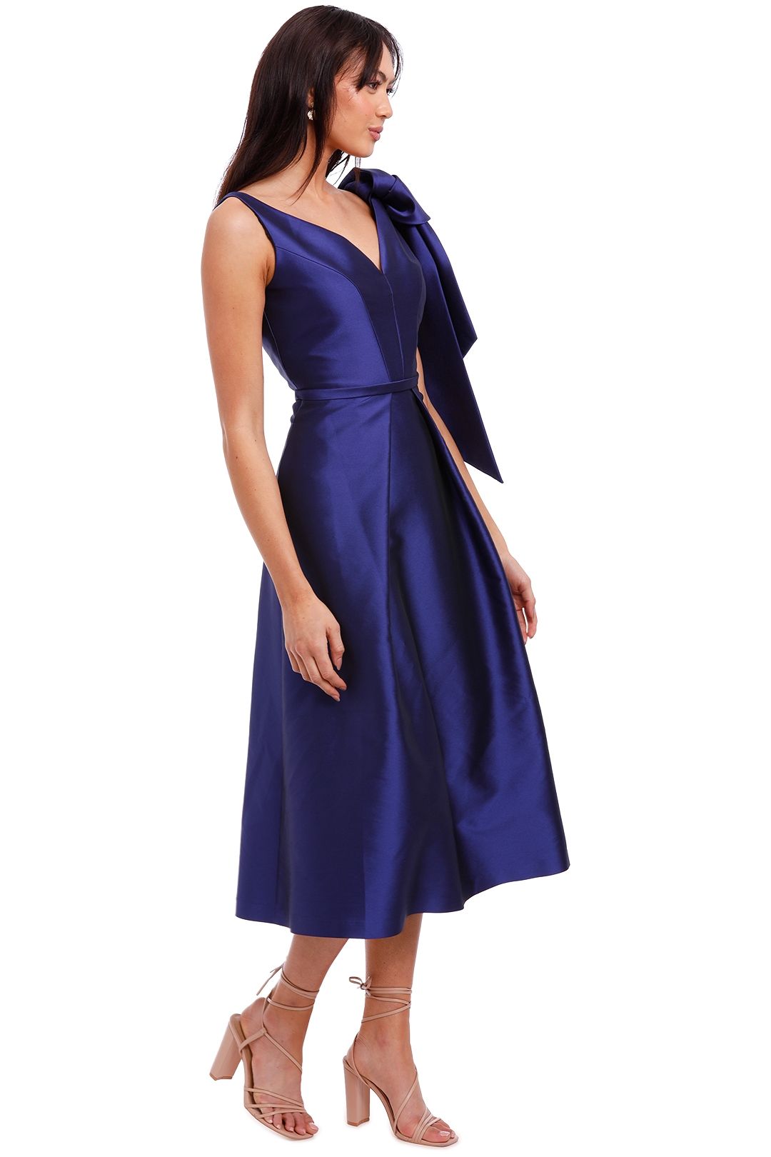 Regal Twill Bow Dress by Anthea Crawford for Hire GlamCorner