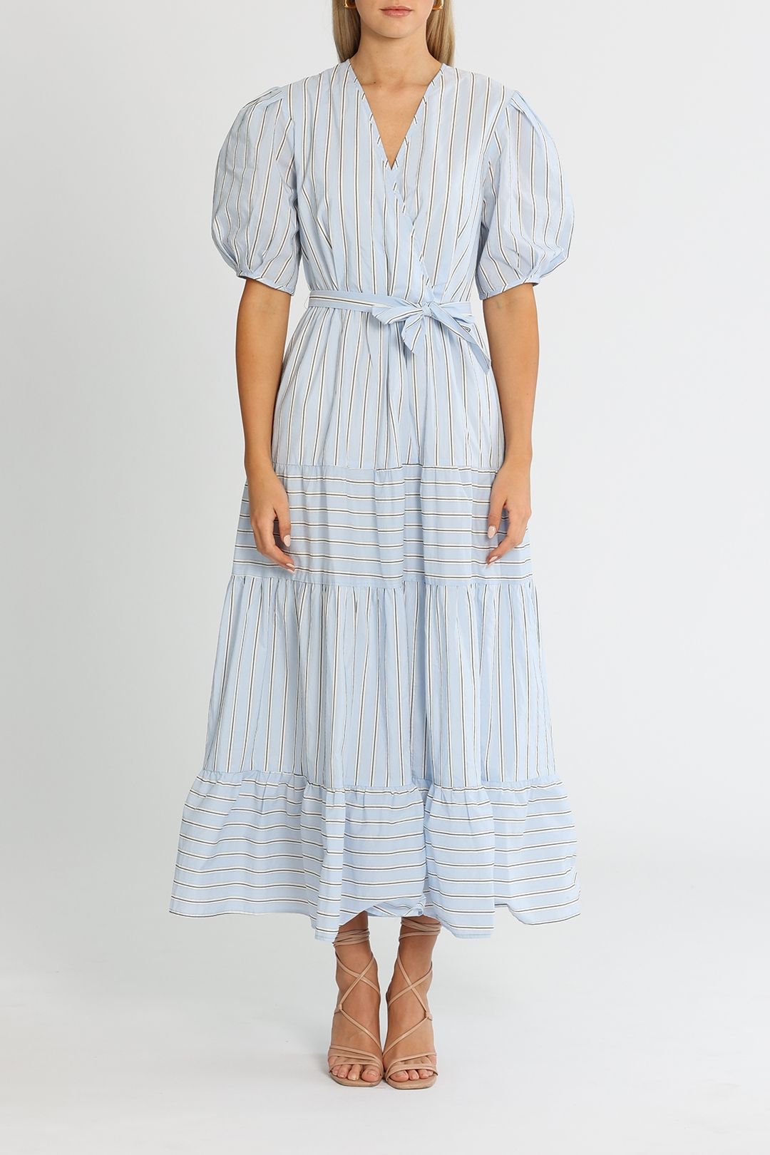 Apartment Clothing Nell Wrap Dress Blue