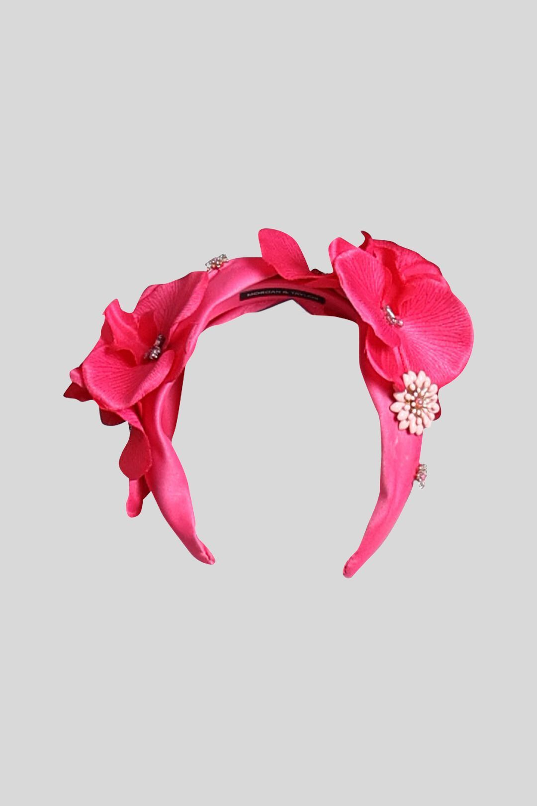 Morgan and Taylor Arya Headpiece in Hot Pink
