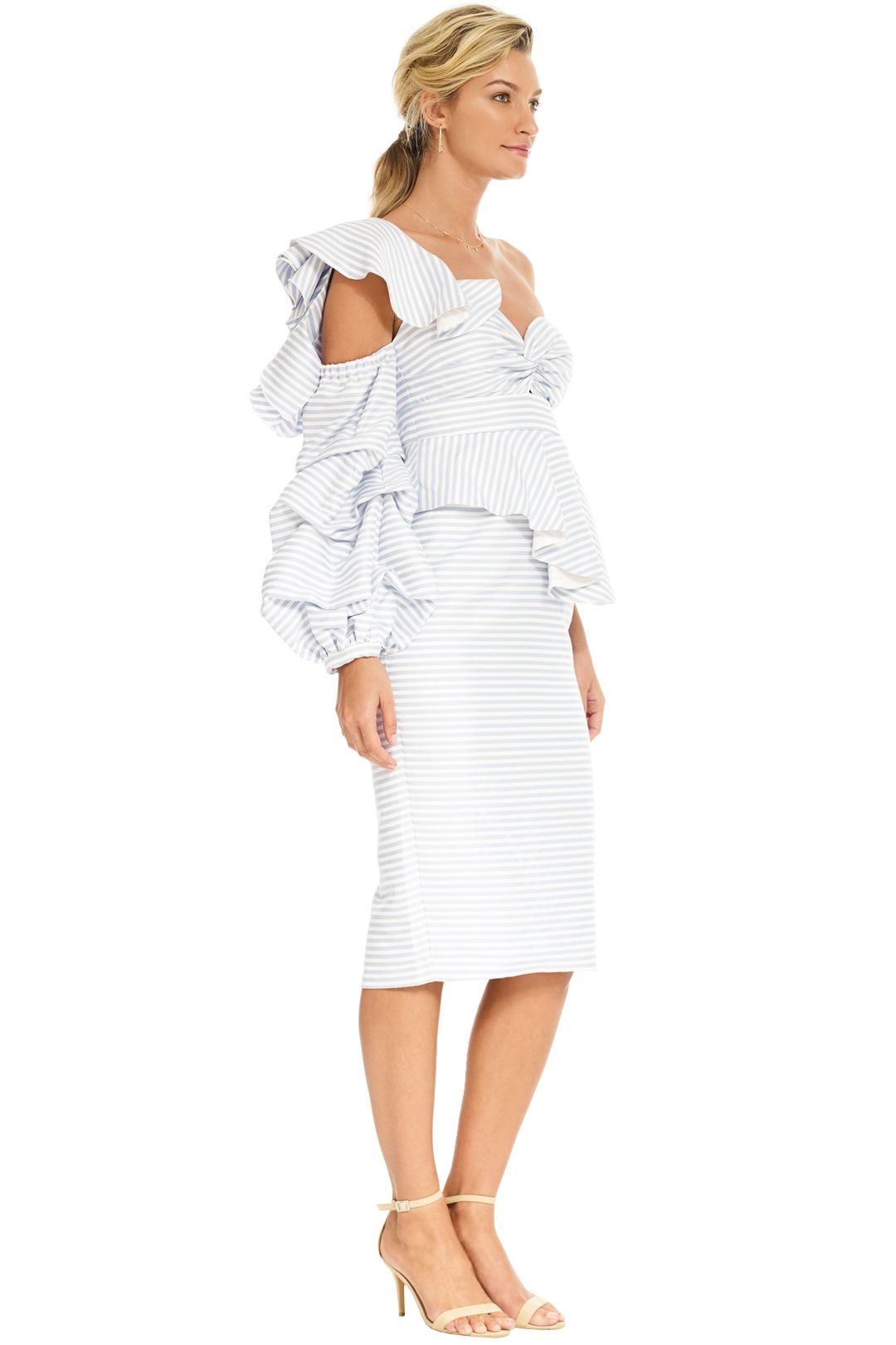 Asilio side tie mini on sale dress