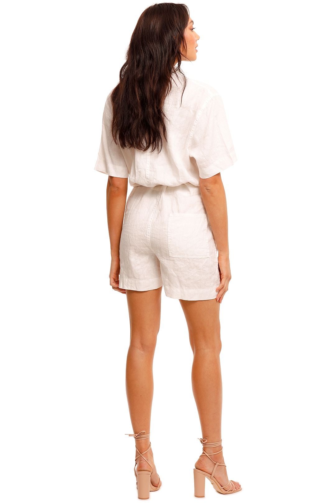 Hire Blair Linen Playsuit Assembly Label GlamCorner