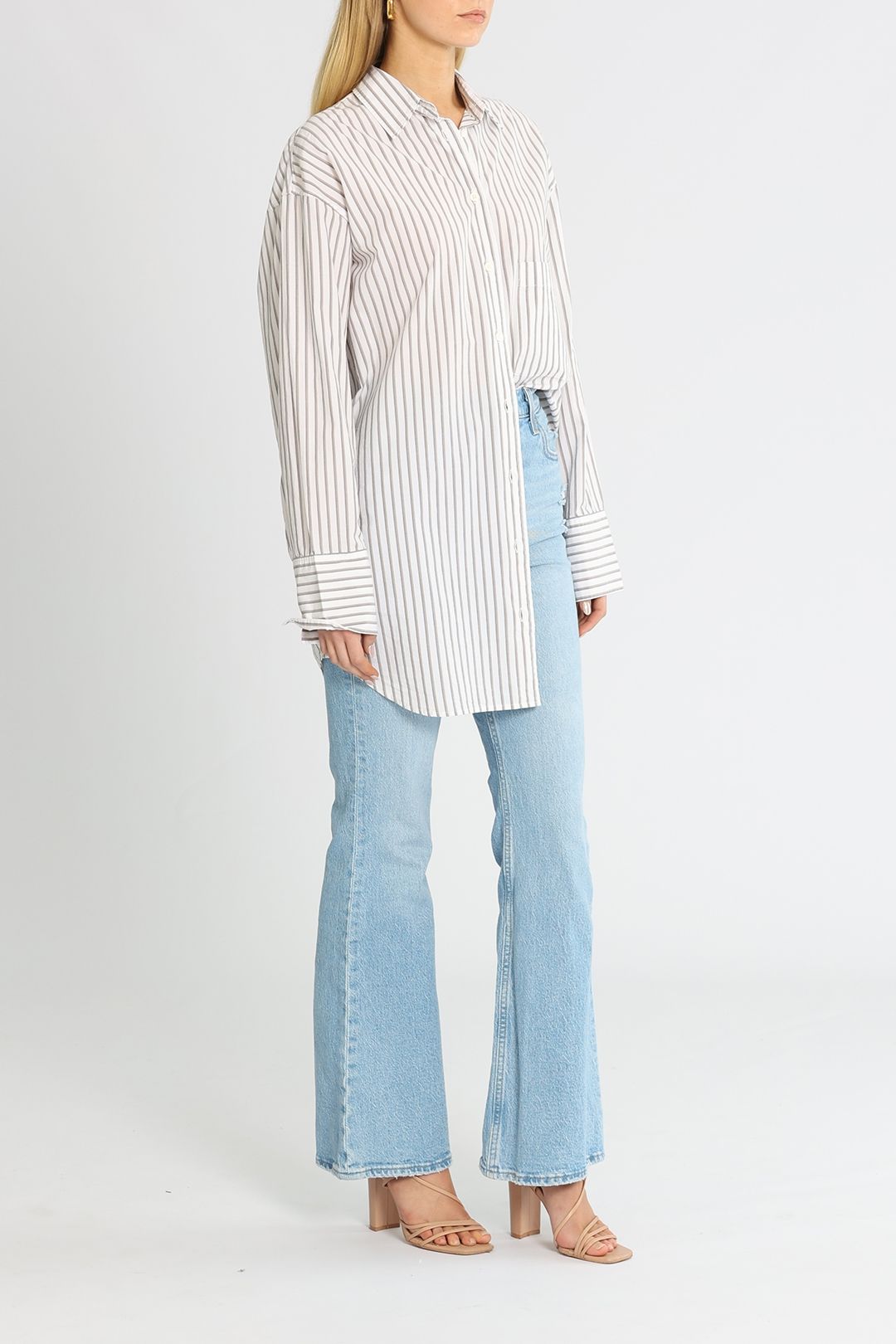 Assembly Label Riley Stripe Shirt Long Sleeves