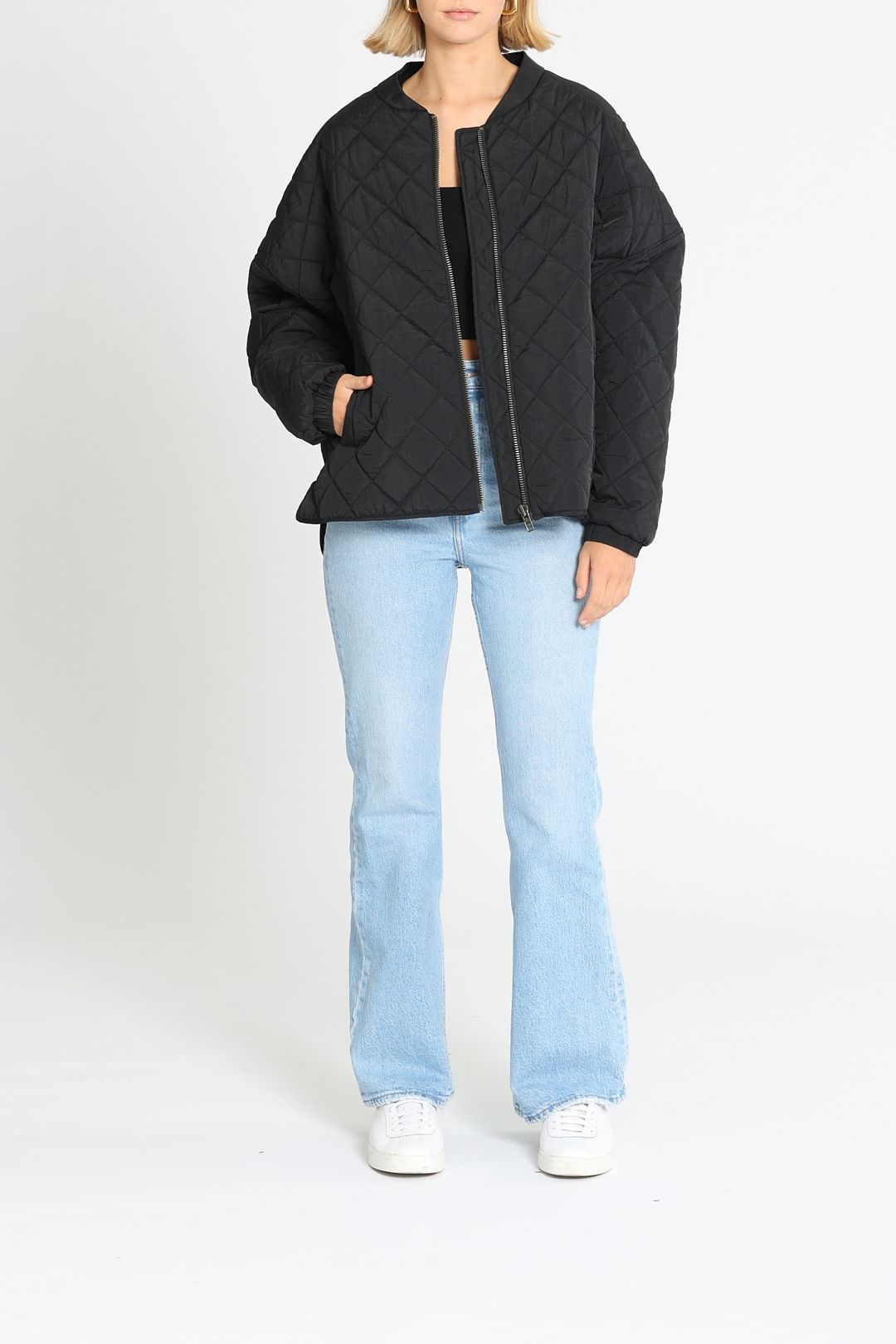 Assembly label black denim best sale jacket