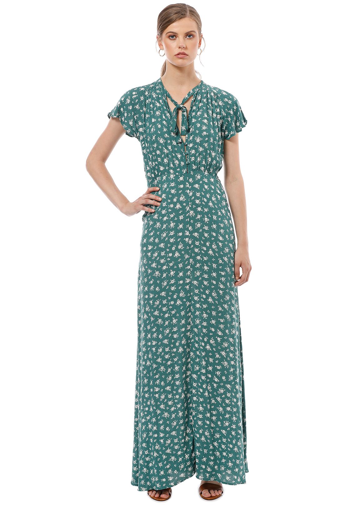 Ava Wylde Maxi Dress in Sage by Auguste for Hire