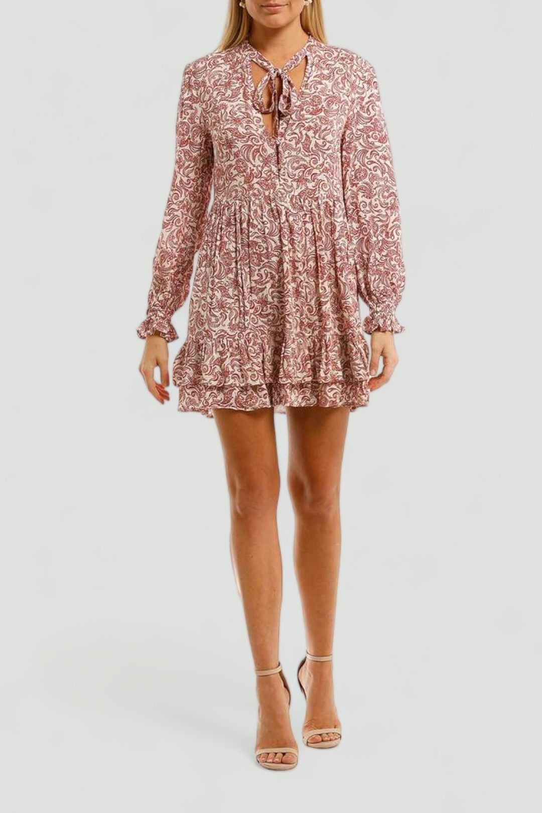Minkpink bella bloom frill mini dress shop