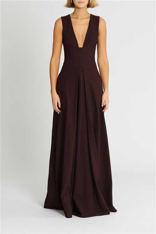 slim fit dress slacks Suki Corset Layered Gown
