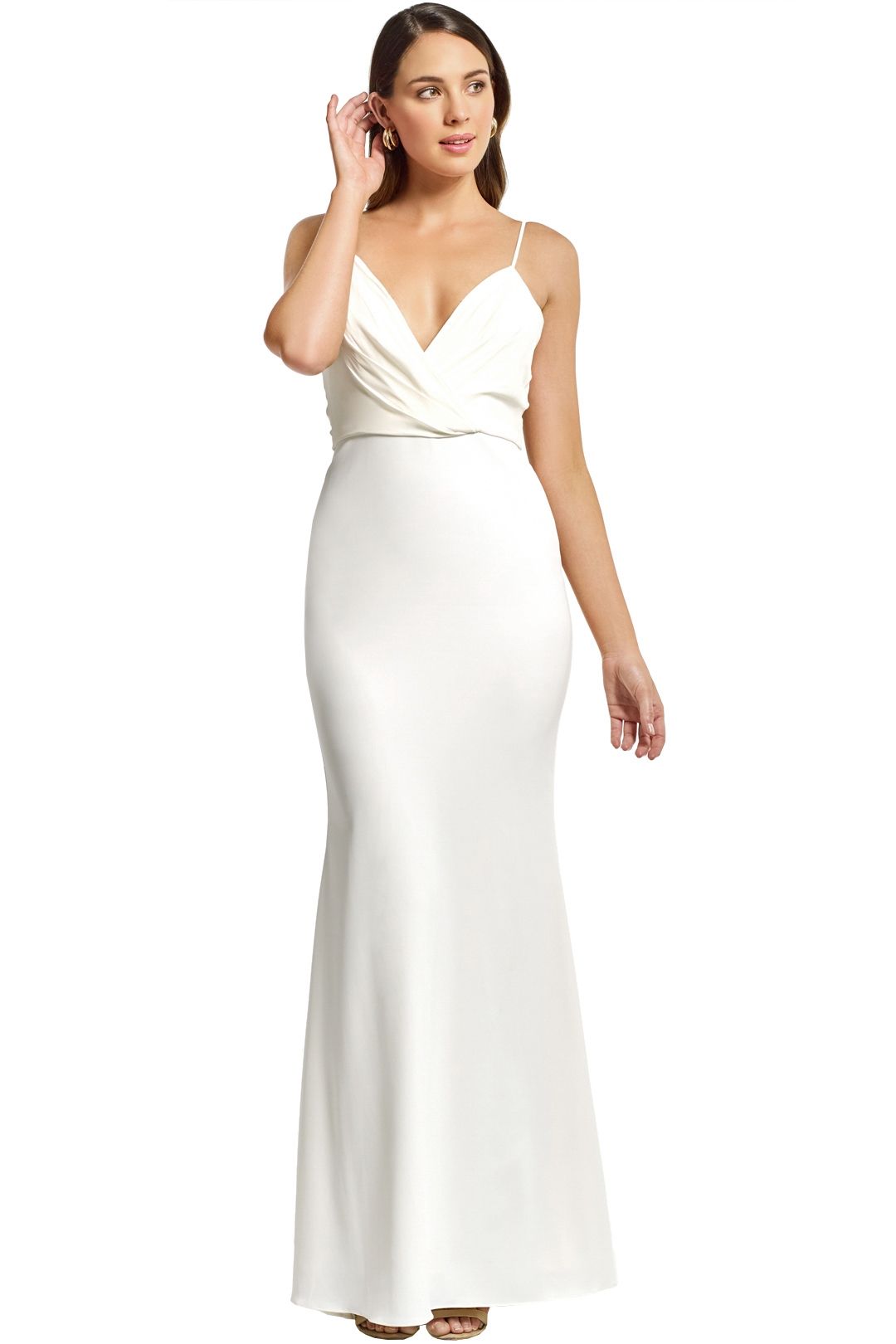 Shop Badgley Mischka Strapless Sequin Bow Gown | Saks Fifth Avenue