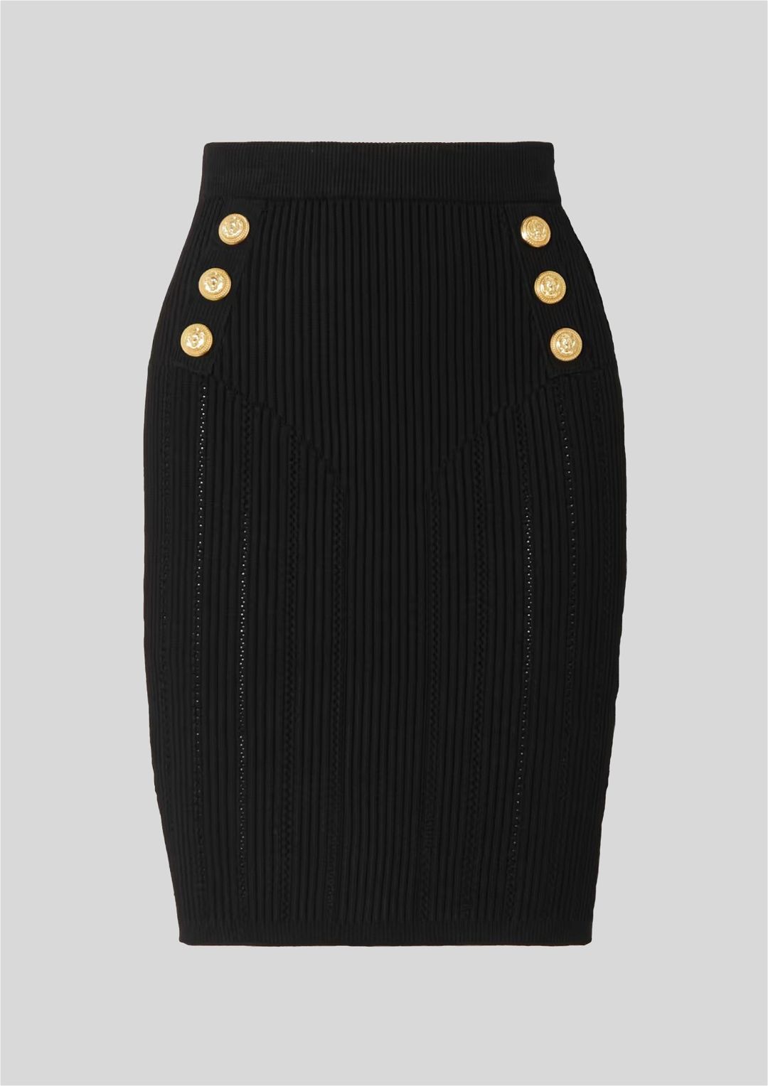 Black Embellished Statement Skirt main image 1