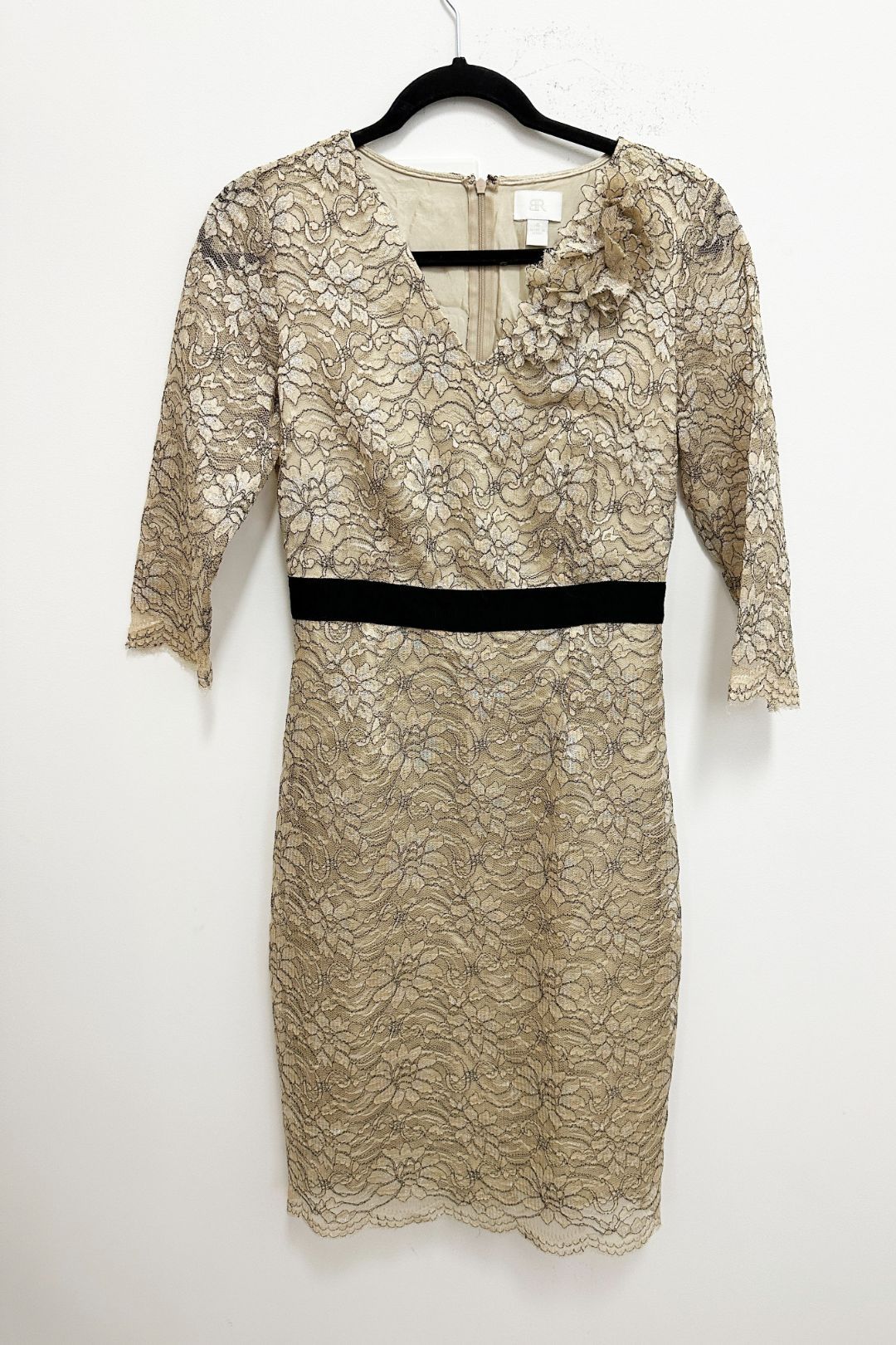 banana republic champagne dress NWT Banana Republic Ness Pleated Satin Midi Dress Champagne Sz 2