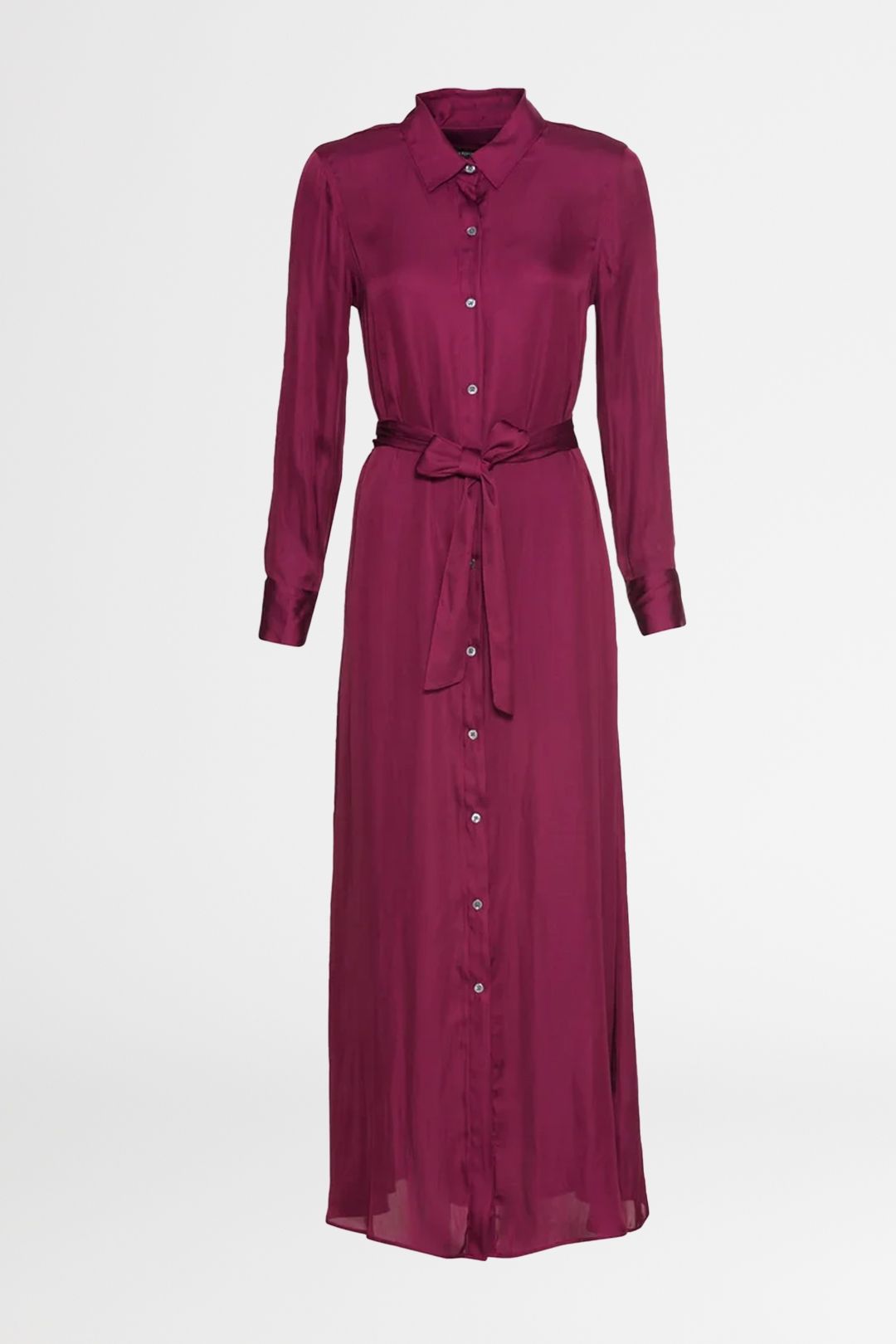 Banana Republic Essential Maxi Dress Burgundy