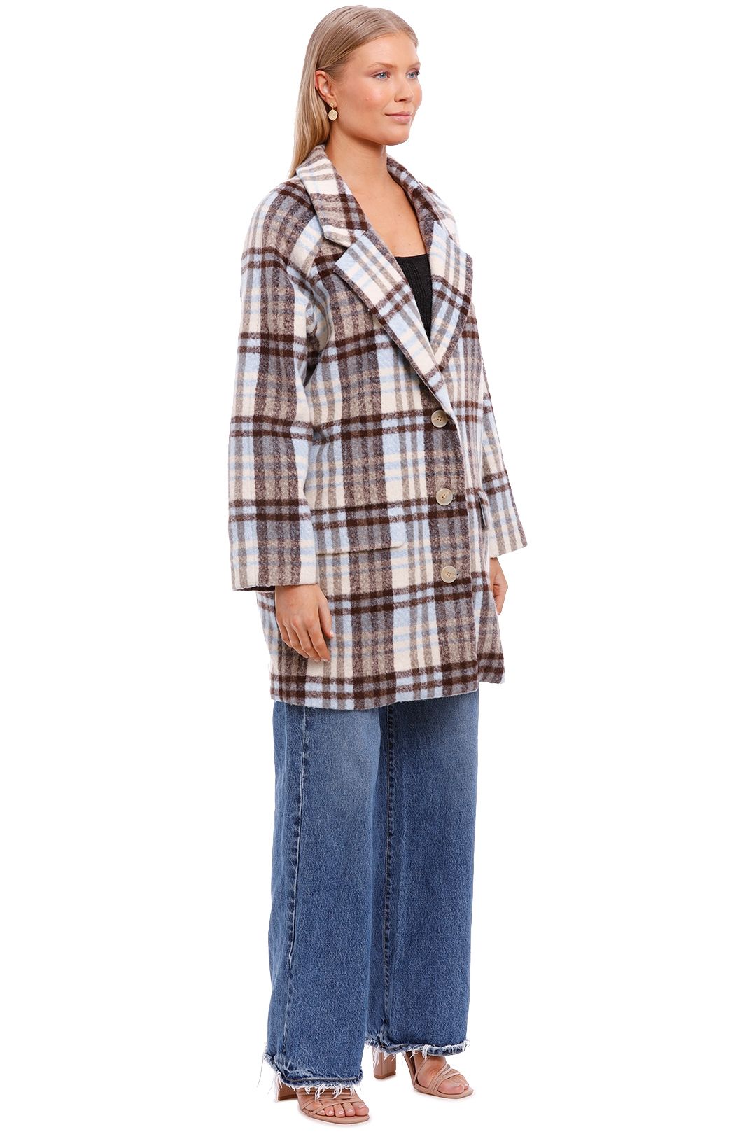 Chloe plaid coat 2025