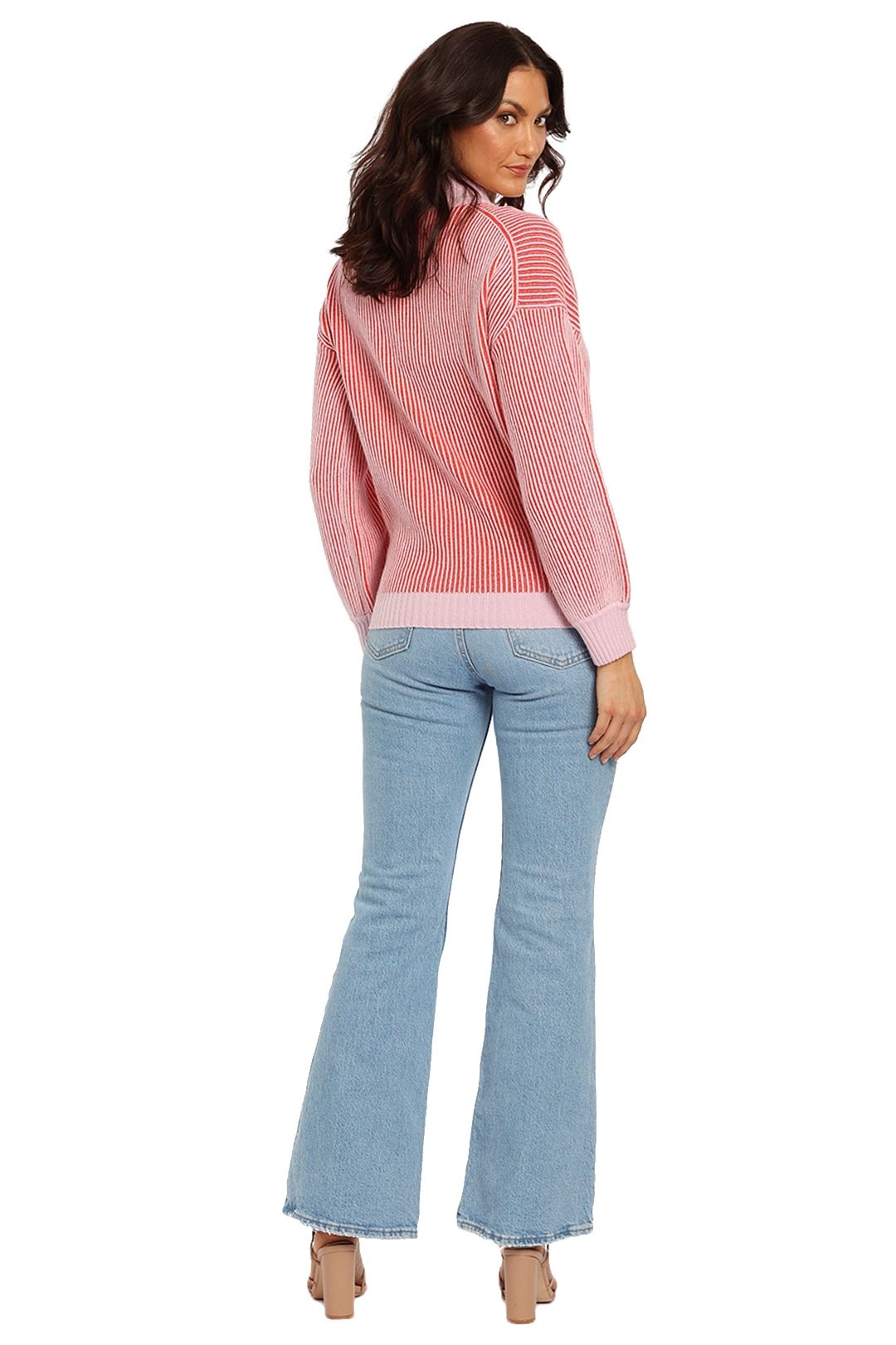 Bande Studio Isabelle Slouch Knit Pink Crew