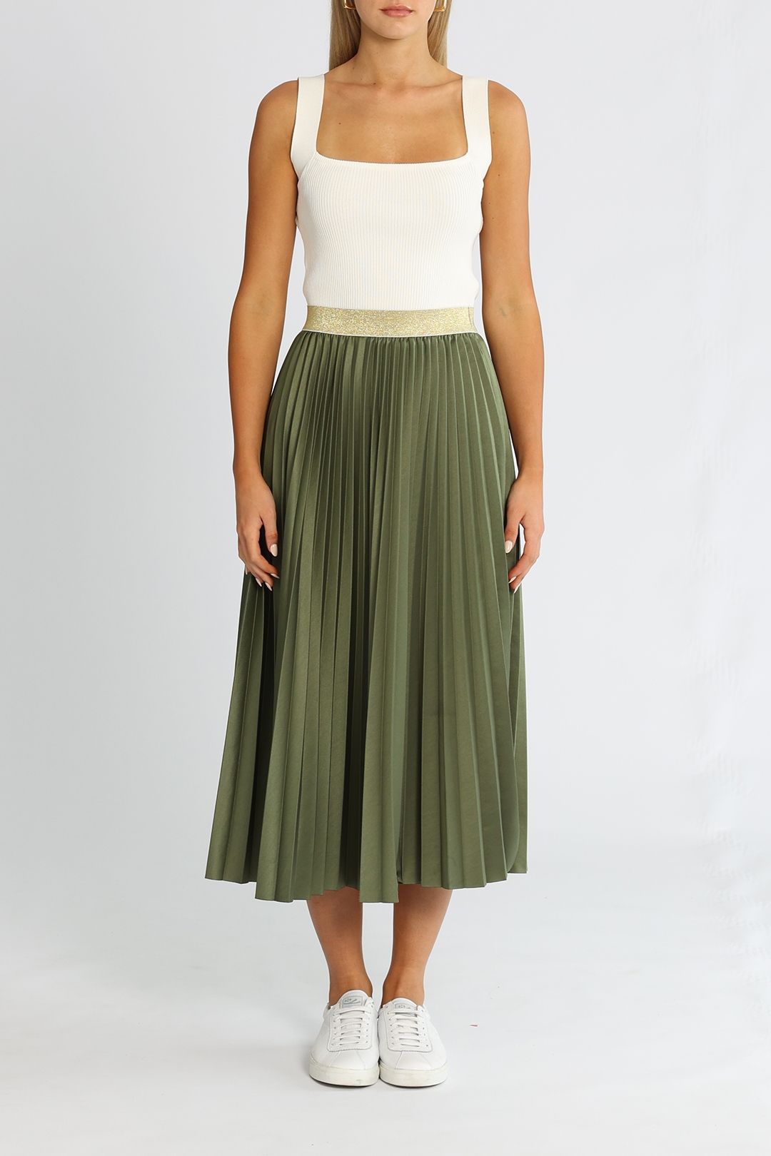 Bande Studio Posy Pleated Skirt