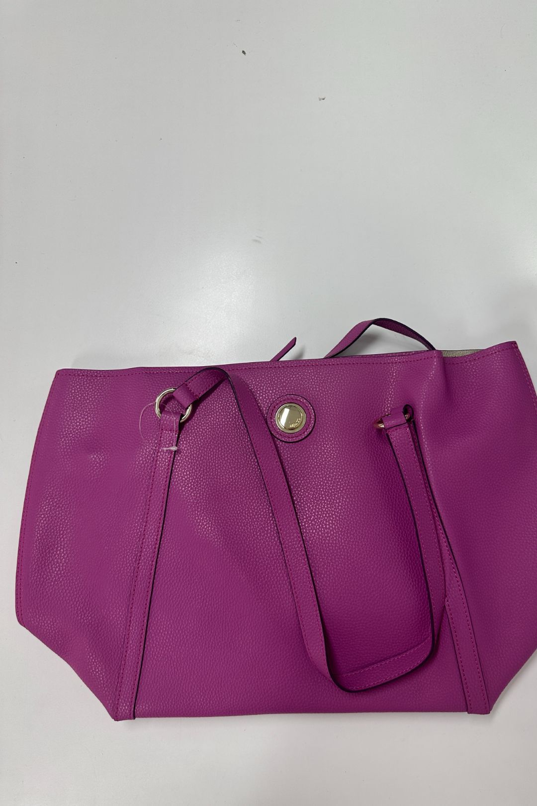 Barbie Fuchsia Leather Tote Bag