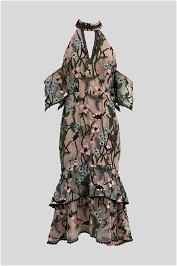 Bariano - Floral Fishtail Dress