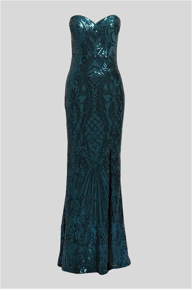 Buy Isabella Sweetheart Fishtail Gown | Bariano | GlamCorner
