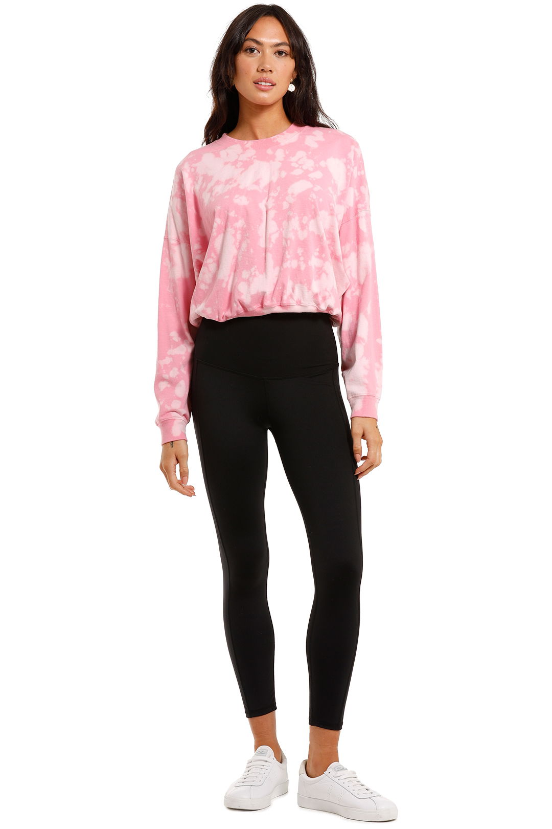 Bassike Cropped Double Jersey Sweat