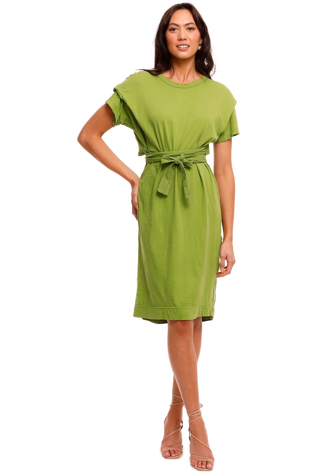 Hire Open Back Contrast Dress | Bassike | GlamCorner Hire Open Back Contrast Dress | Bassike | GlamCorner