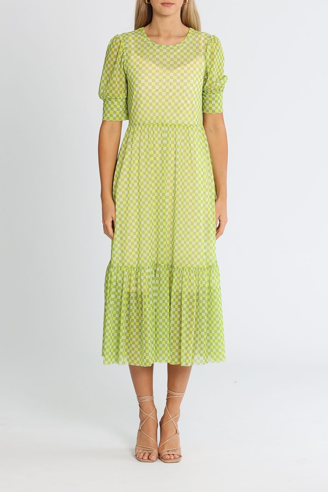 Baum und Pferdgarten Jocelyn Checked Dress Green