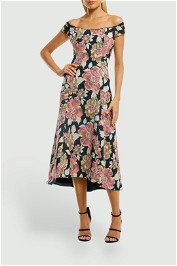 Moss-and-Spy-Beatrice-Midi-A-Line-Dress-Floral-Front