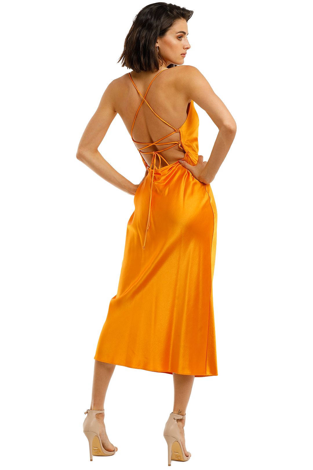 knee length dresses for ladies Seraphine Plunge Midi Dress main image 0