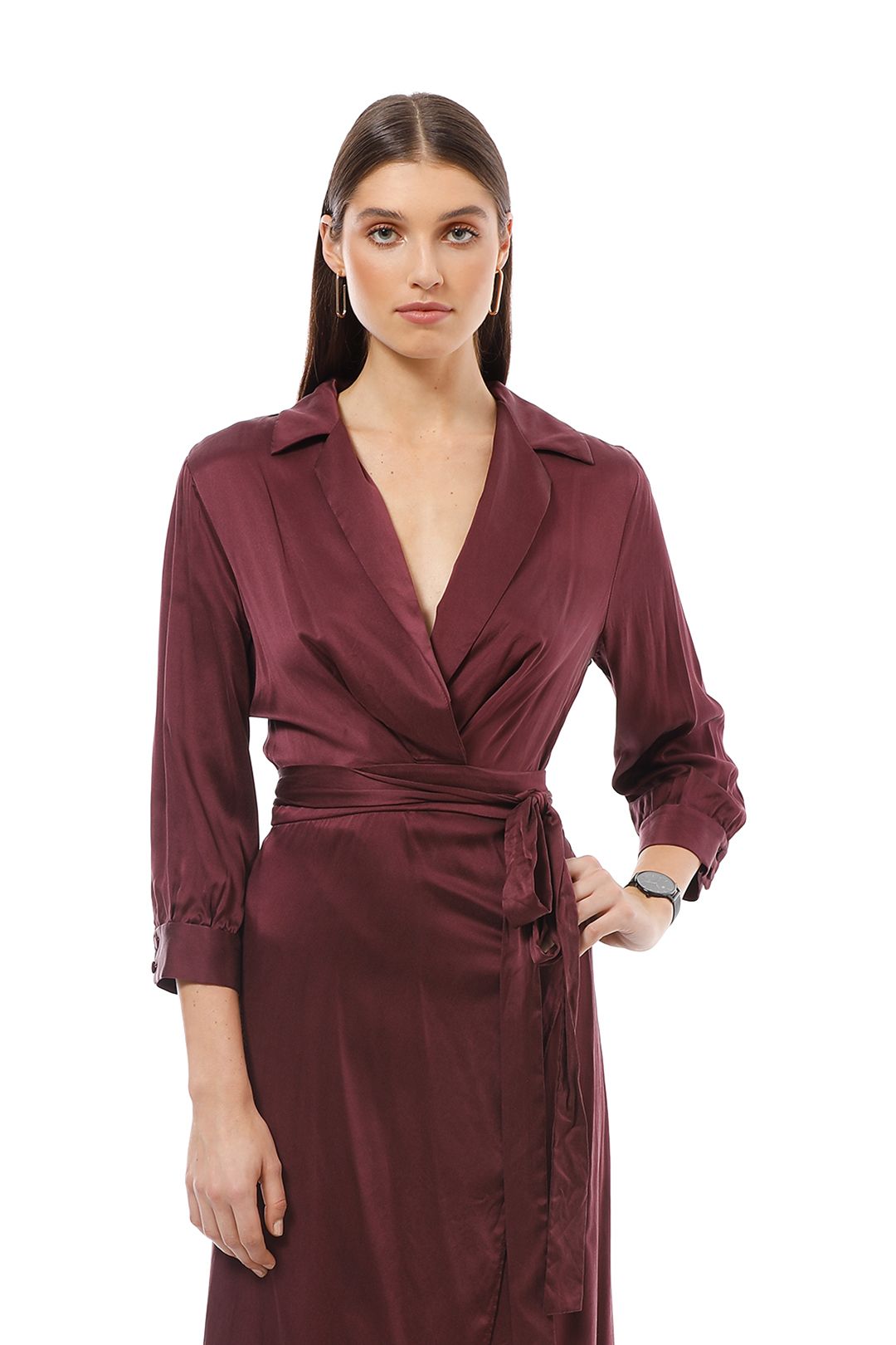 Linda Wrap Dress by Bec Bridge for Rent GlamCorner