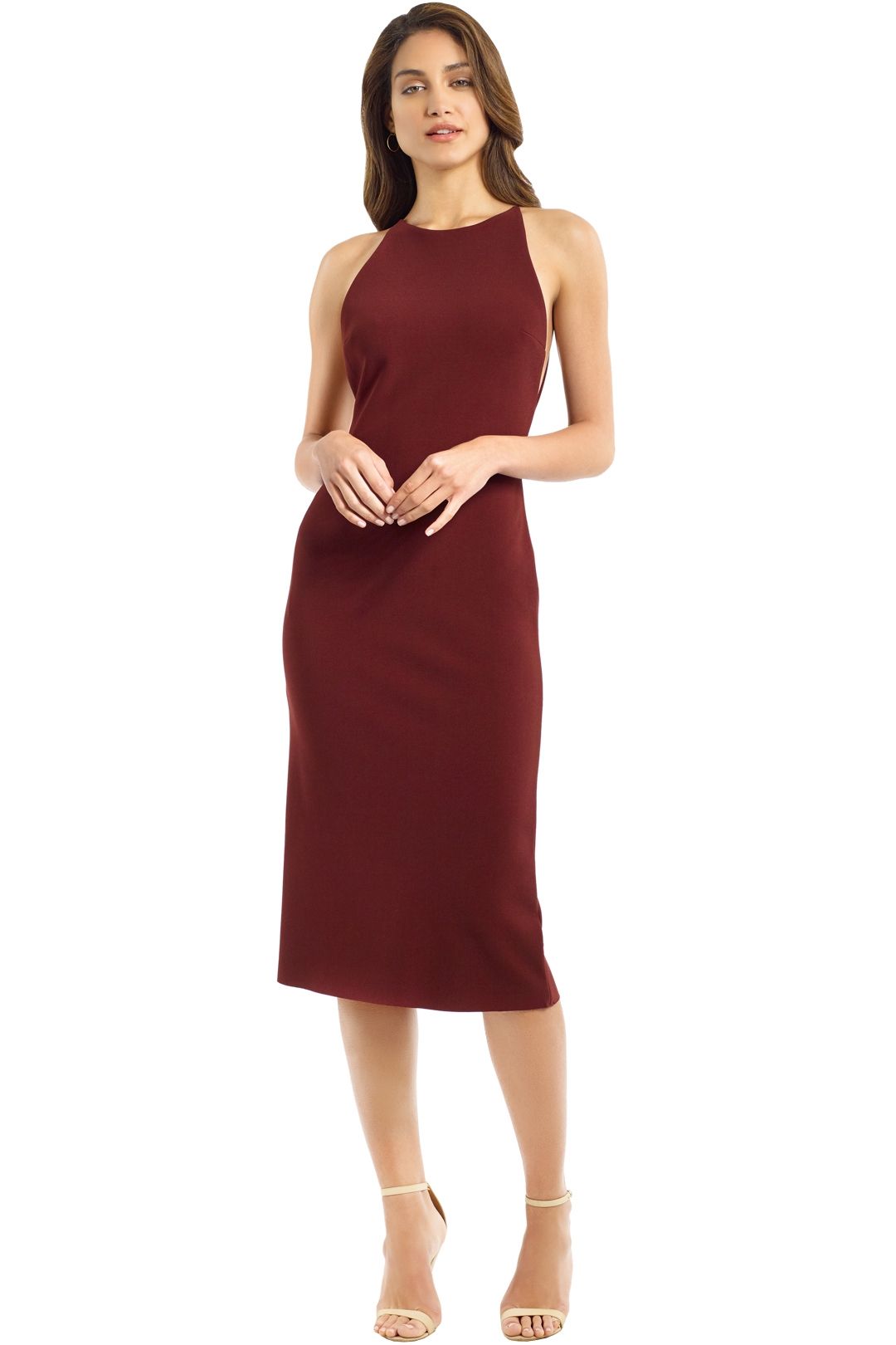 Bec and bridge burgundy dress 2025