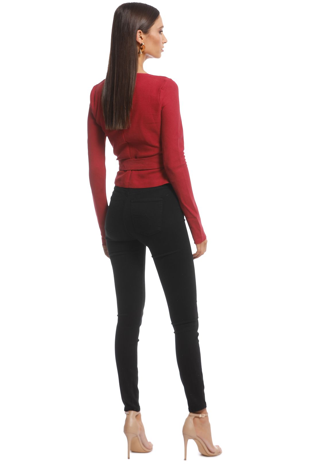 Bec and Bridge - Schiffer Wrap Top - Red - Back