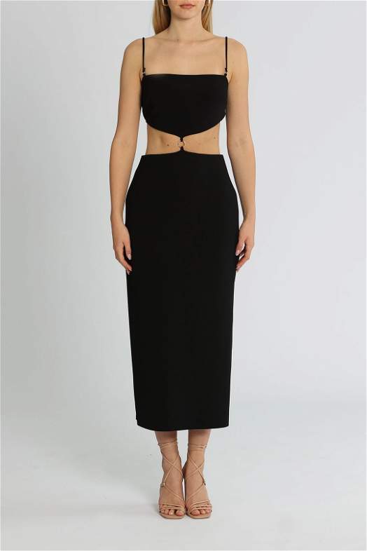 Hire Alba Cut Out Midi Dress | Bec and Bridge | GlamCorner