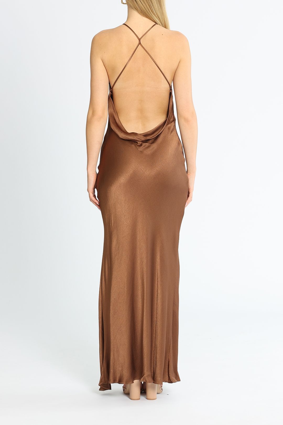 bec and bridge brown dresses SILO MAXI DRESS
