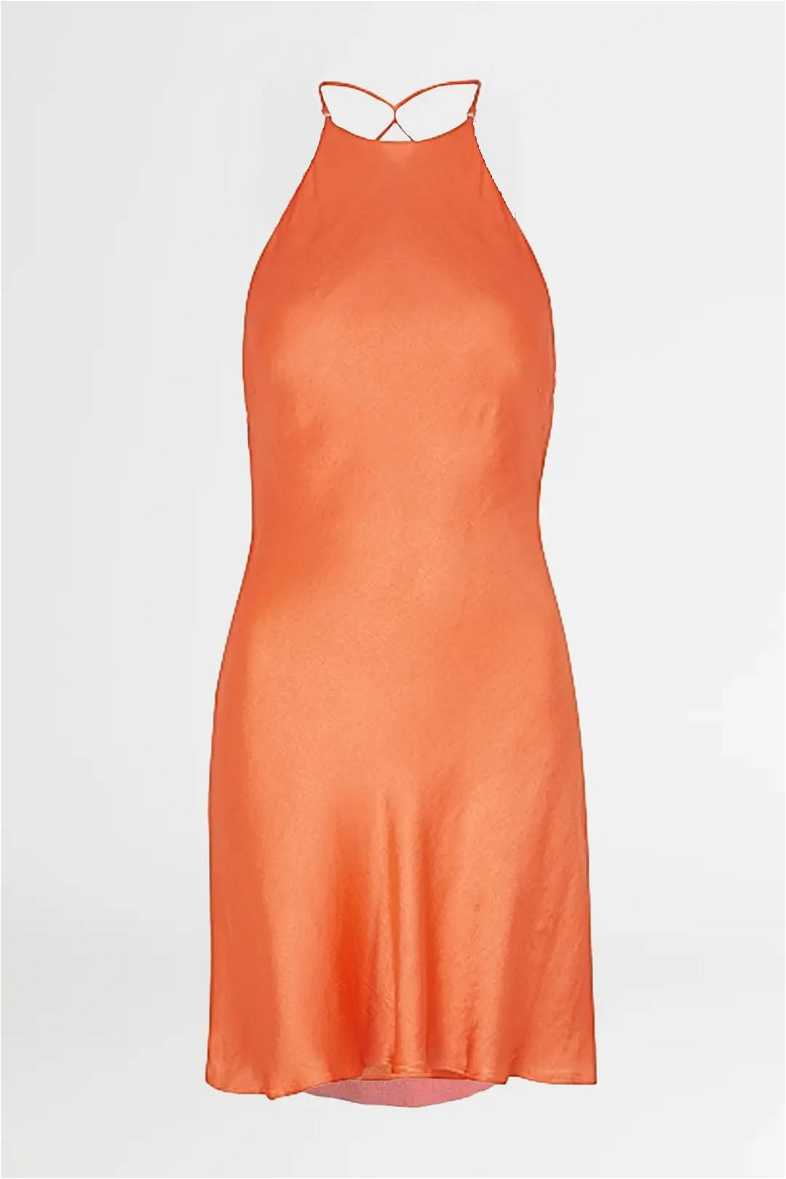 Hire Annika Mini Dress in Sorbet | AJE | GlamCorner