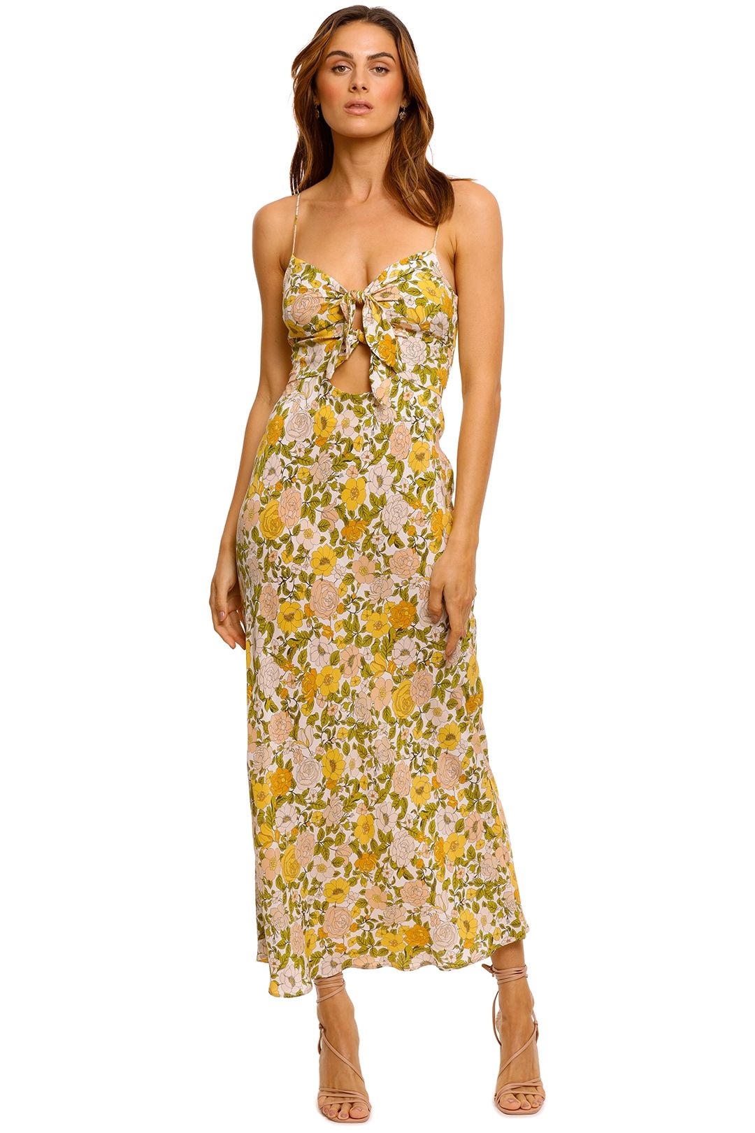 Bec and bridge outlet floral midi dress