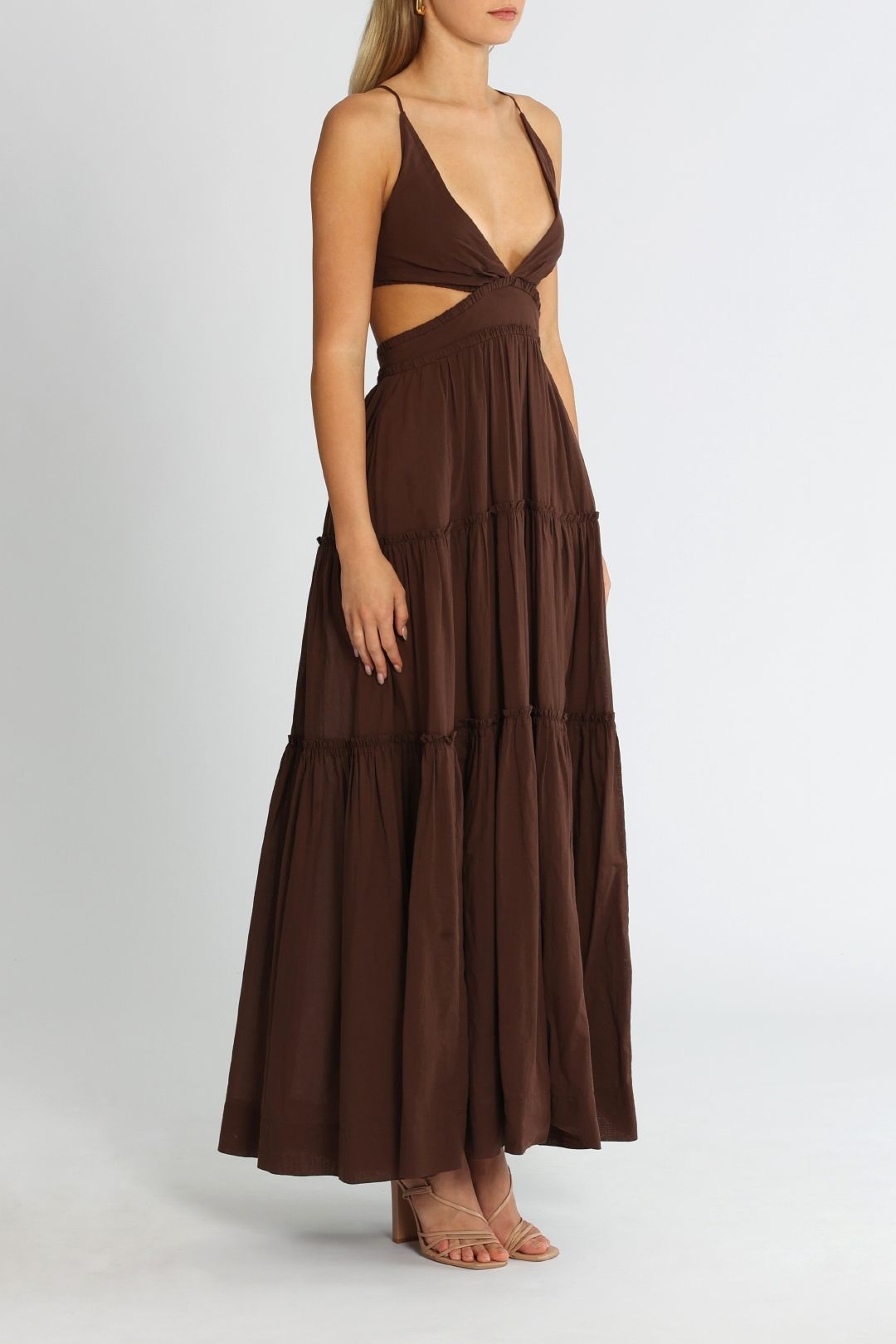 Hire Carla V Maxi Dress Bec and Bridge GlamCorner